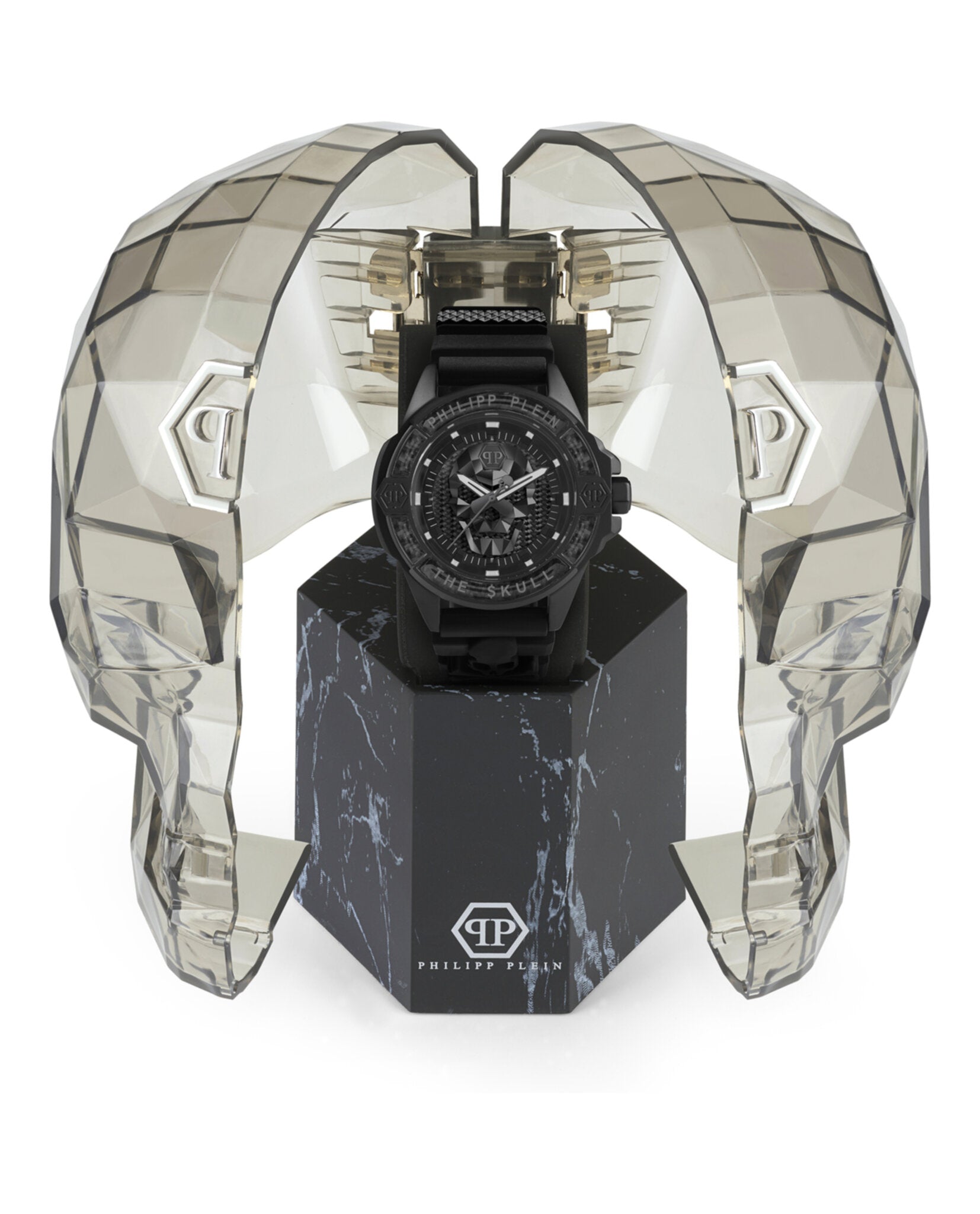 The $kull Carbon Fiber Silicone Watch