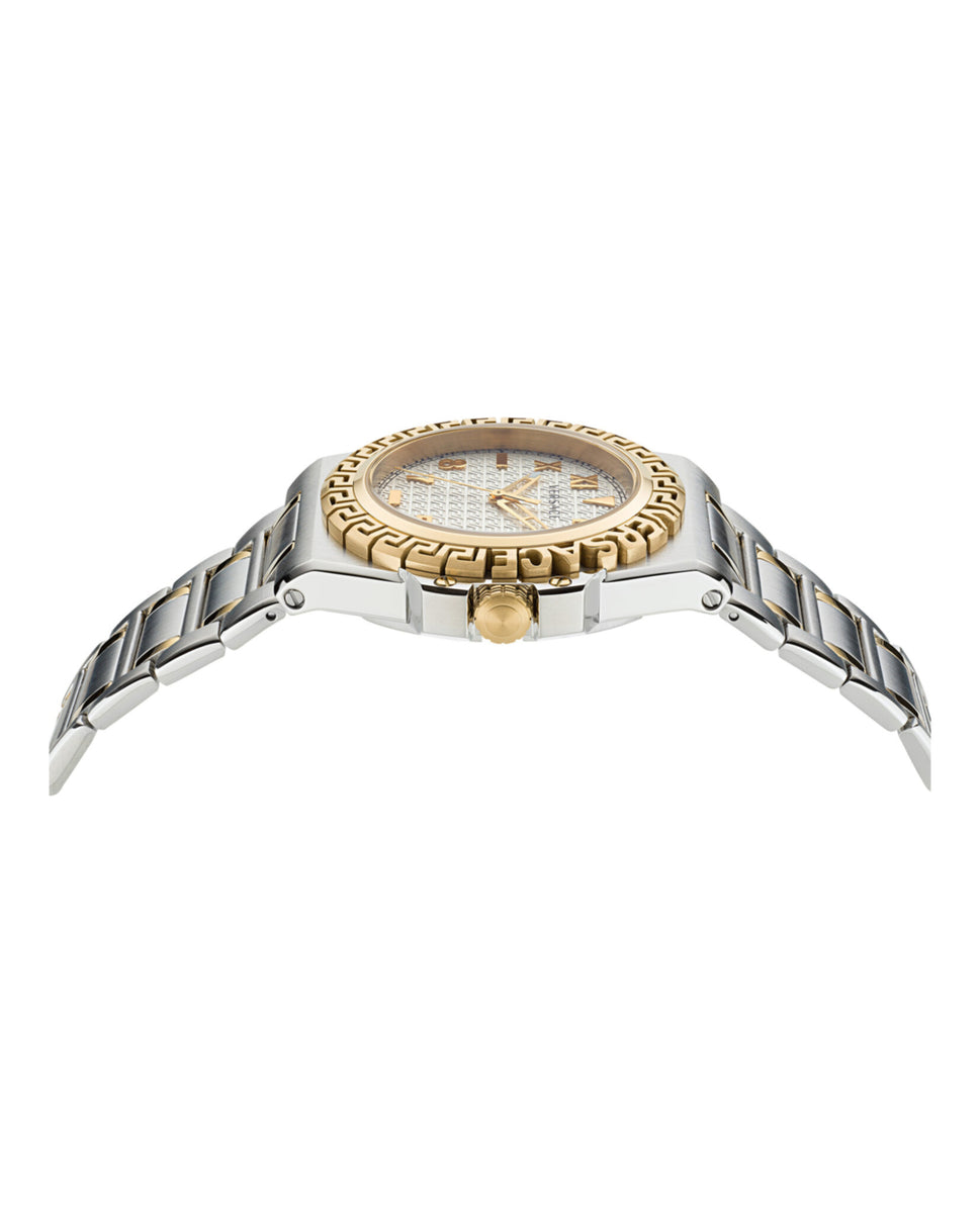 Versace Greca Action Chrono Two-Tone Bracelet Watch, 45mm, VE3J00522