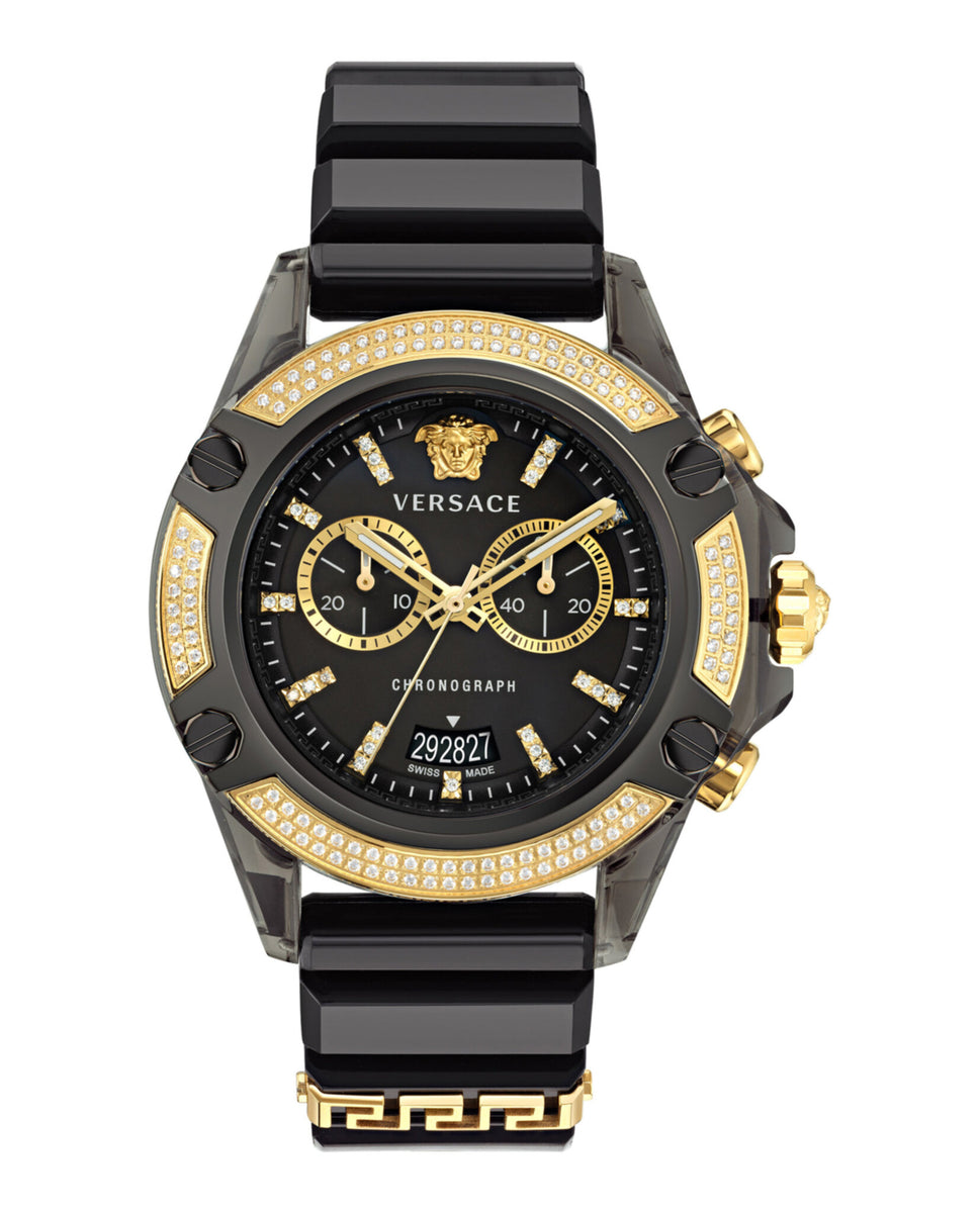 Versace Mens | Time Time Icon Active Watches MadaLuxe – Madaluxe