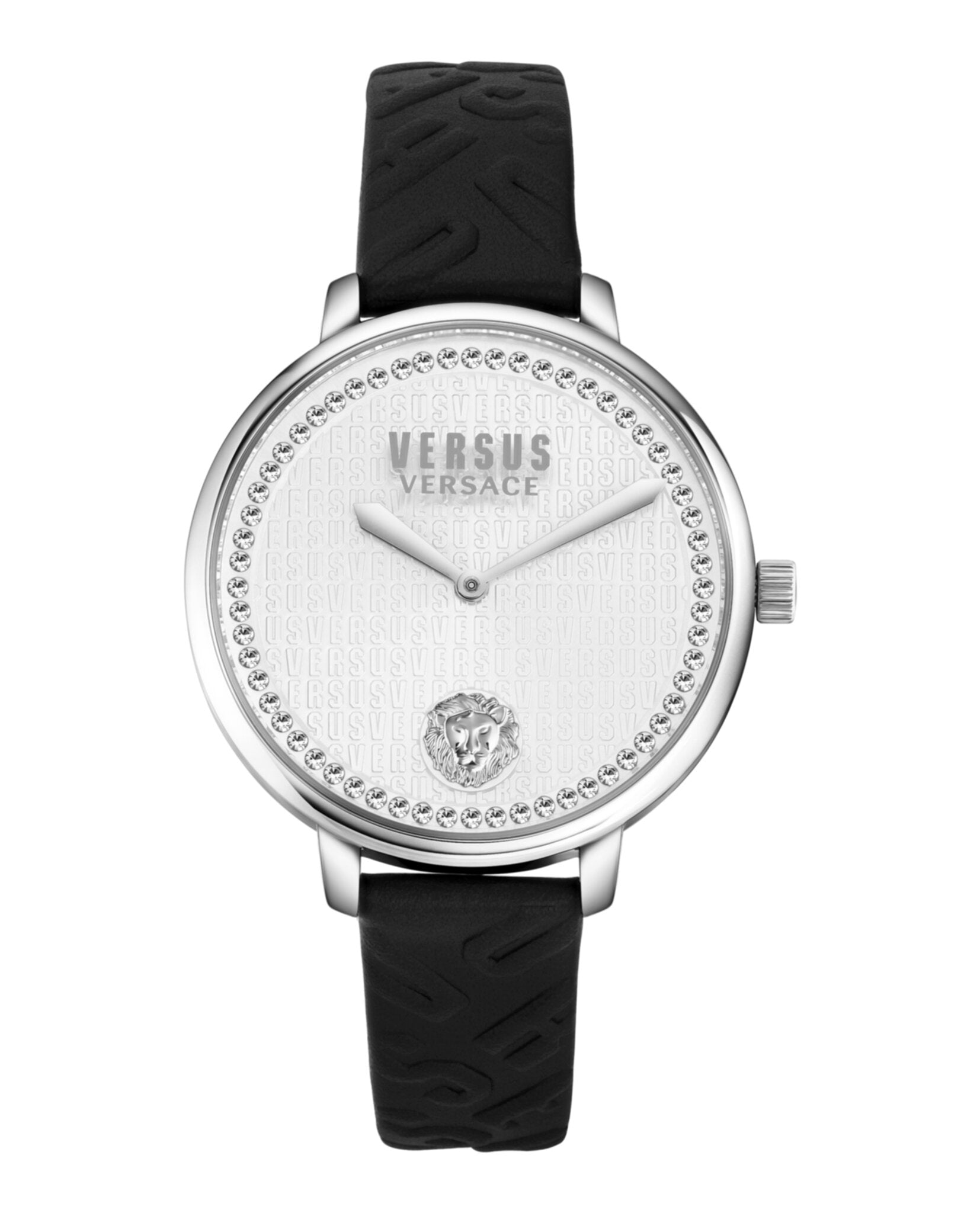 La Villette Crystal Leather Watch