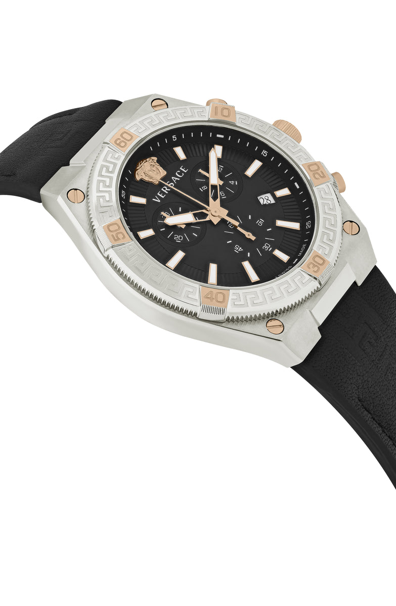 Versace Mens V-Sporty Greca – Time MadaLuxe Time | Watches Madaluxe