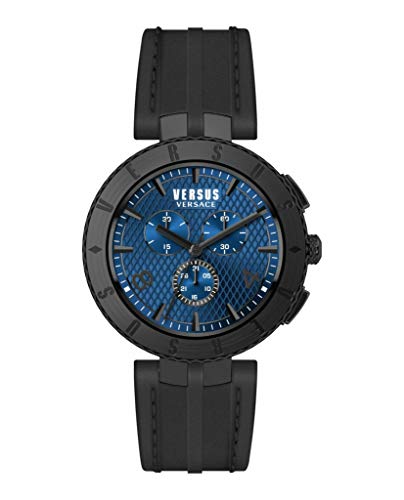 Versus Versace Logo Gent Chrono Leather Watch