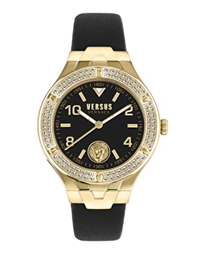 Vittoria Crystal Leather Watch