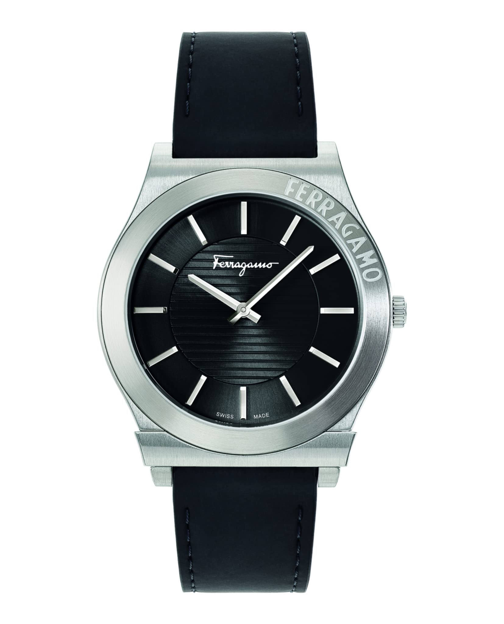 Gancini Leather Watch