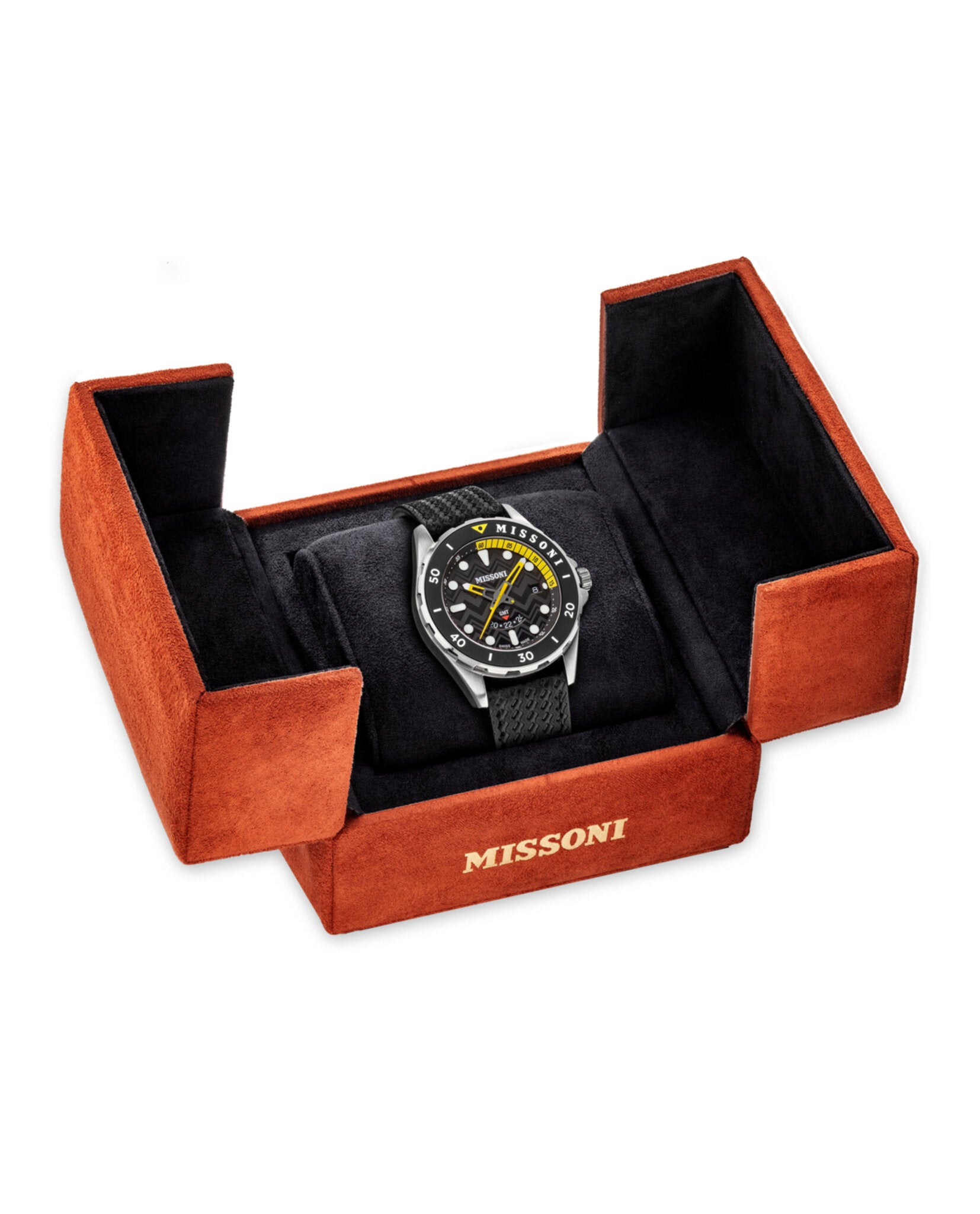 Missoni GMT Leather Watch