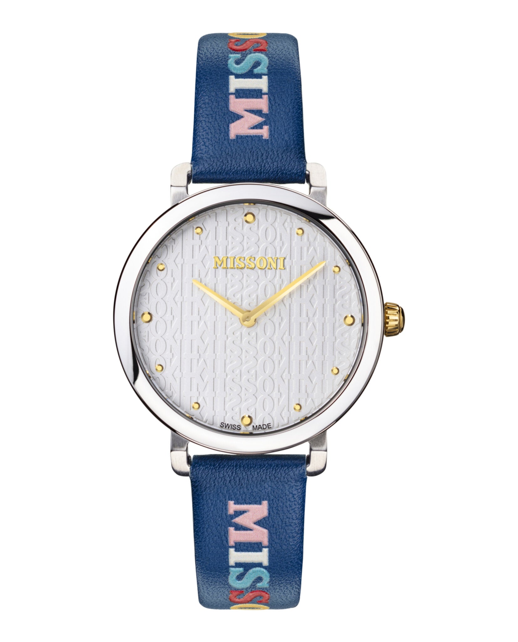 Missoni Lettering Leather Watch