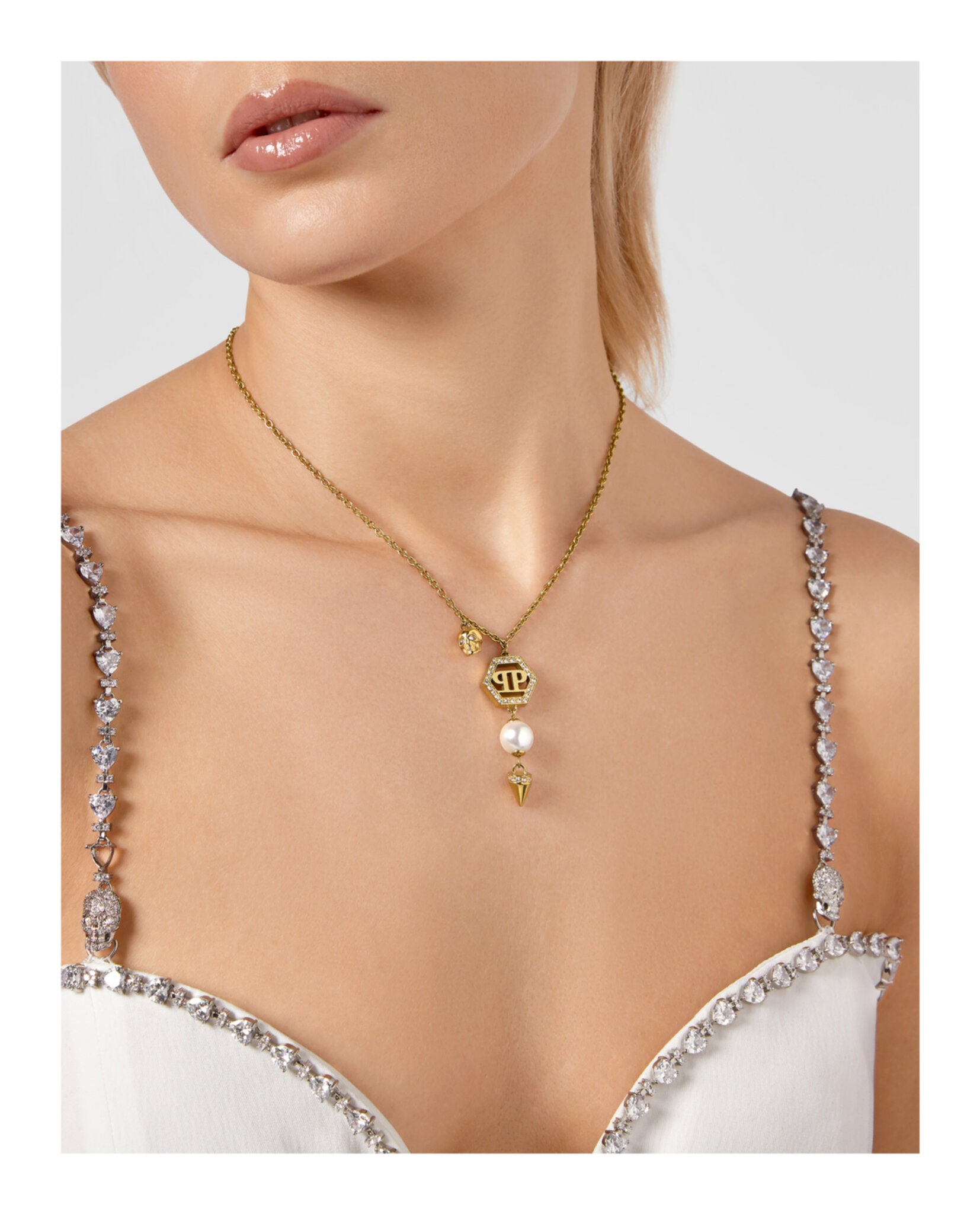 Rhapsody Crystal Cable Chain Necklace