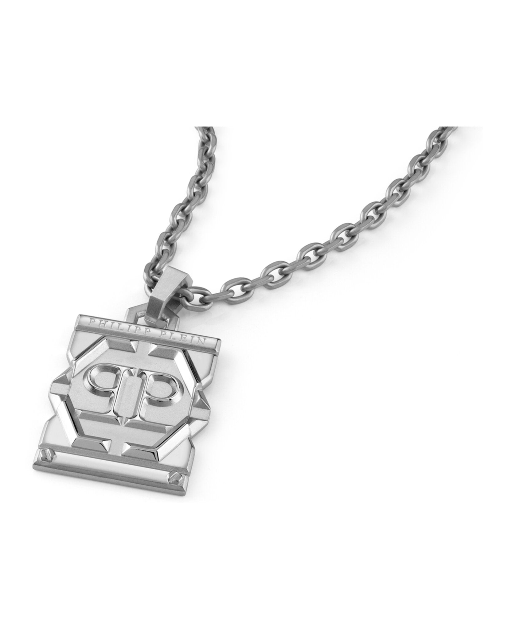 Hexagon Tactical Buckle Cable Chain Necklace