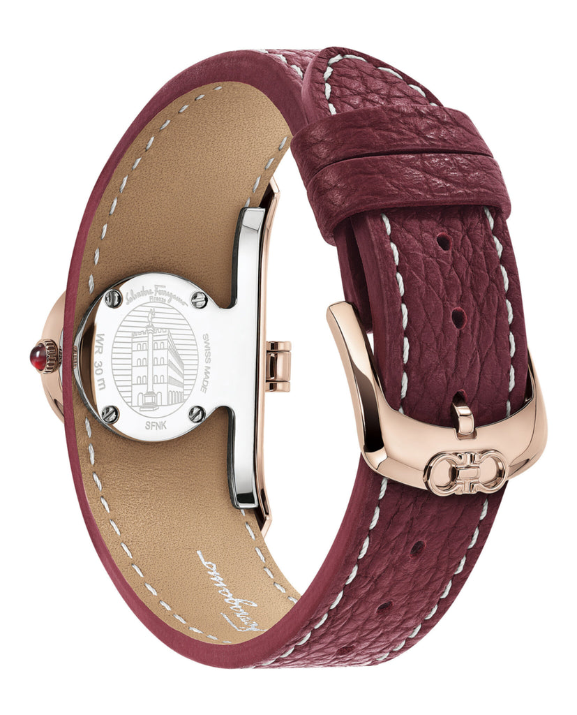 Ferragamo Charm Leather Watch