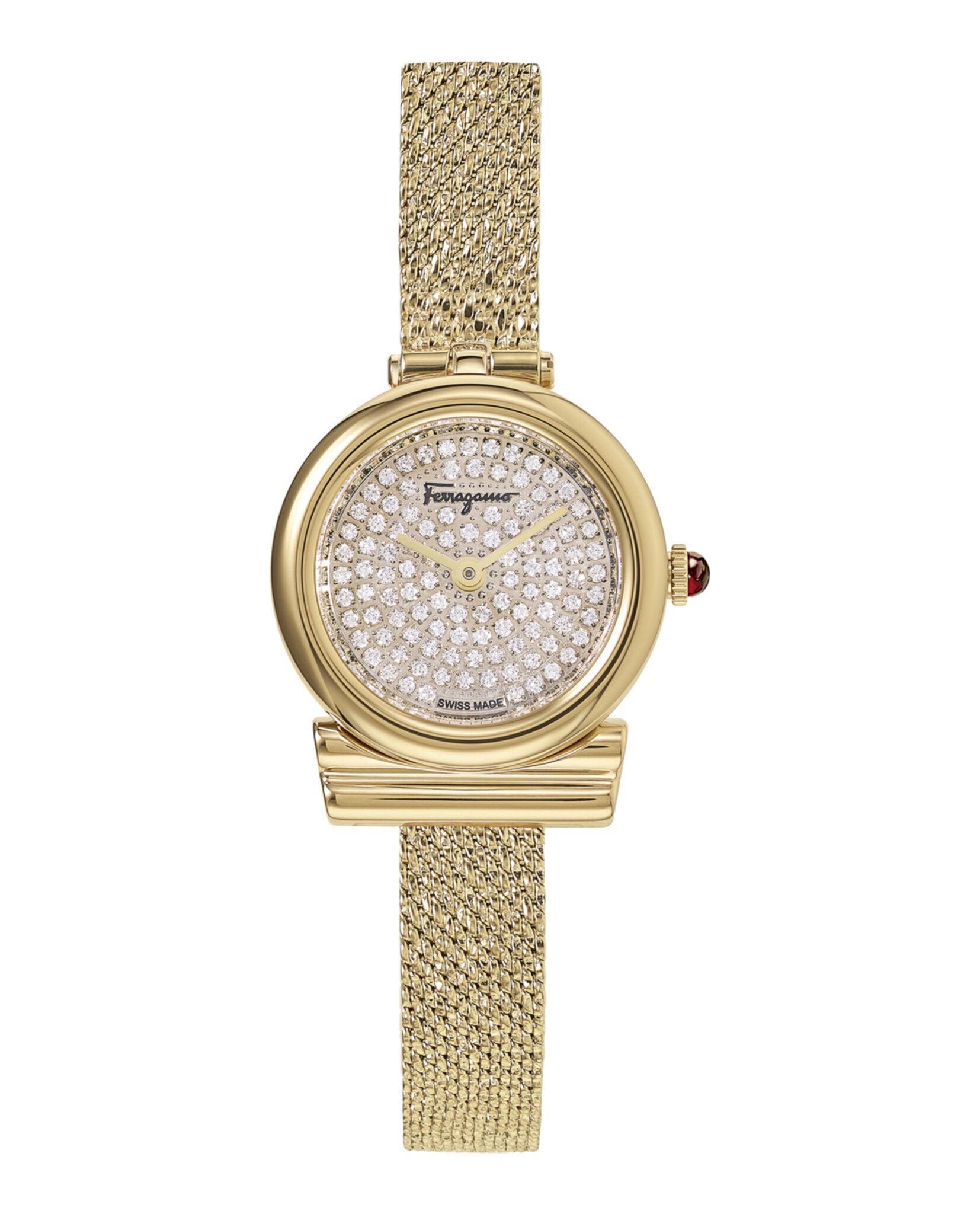 Gancini Diamond Pavé Watch