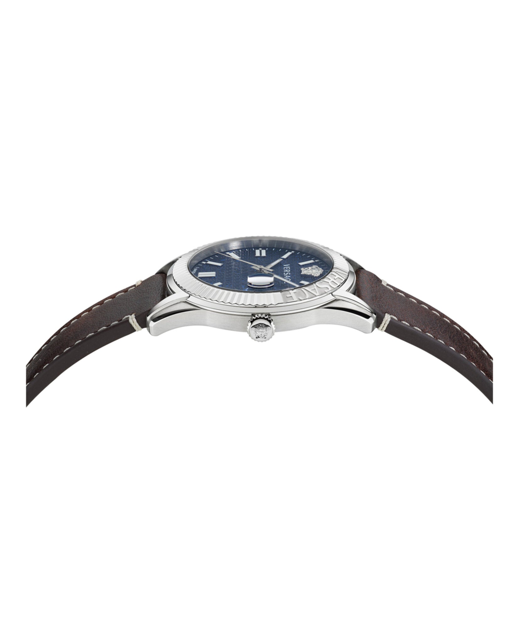 Greca Time Leather Watch