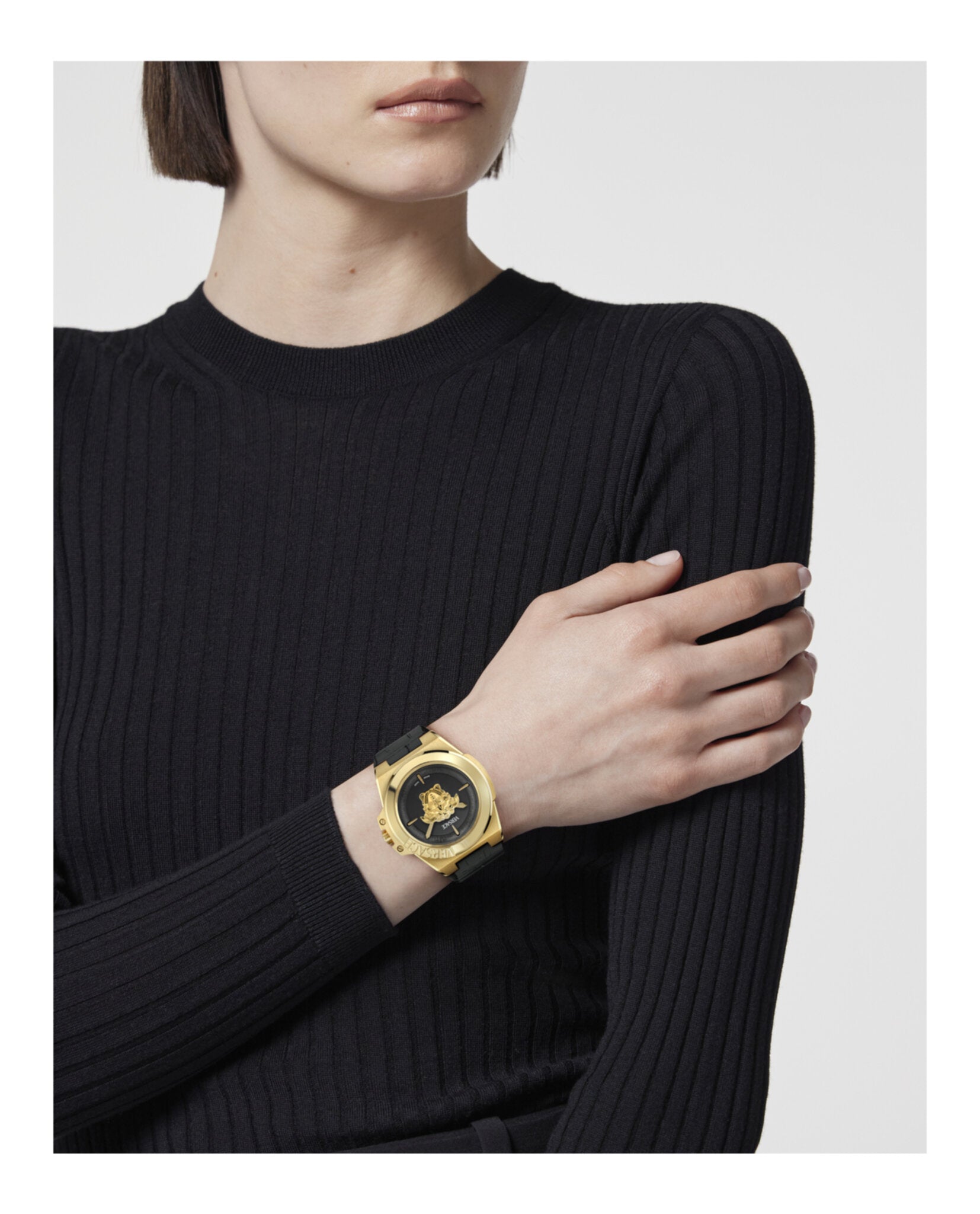 Versace Hera Leather Watch