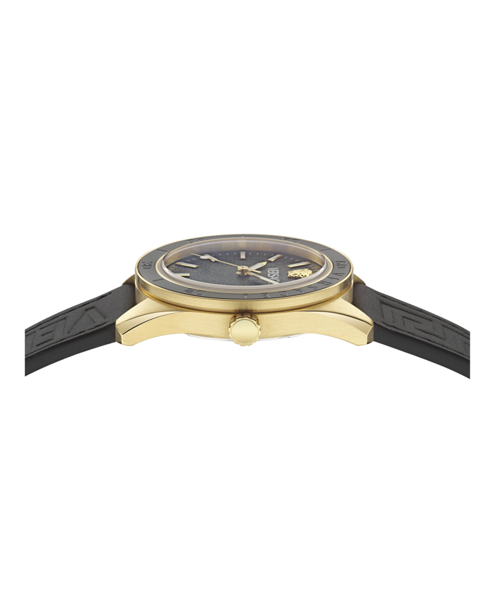 V-Dome Calf Leather Watch