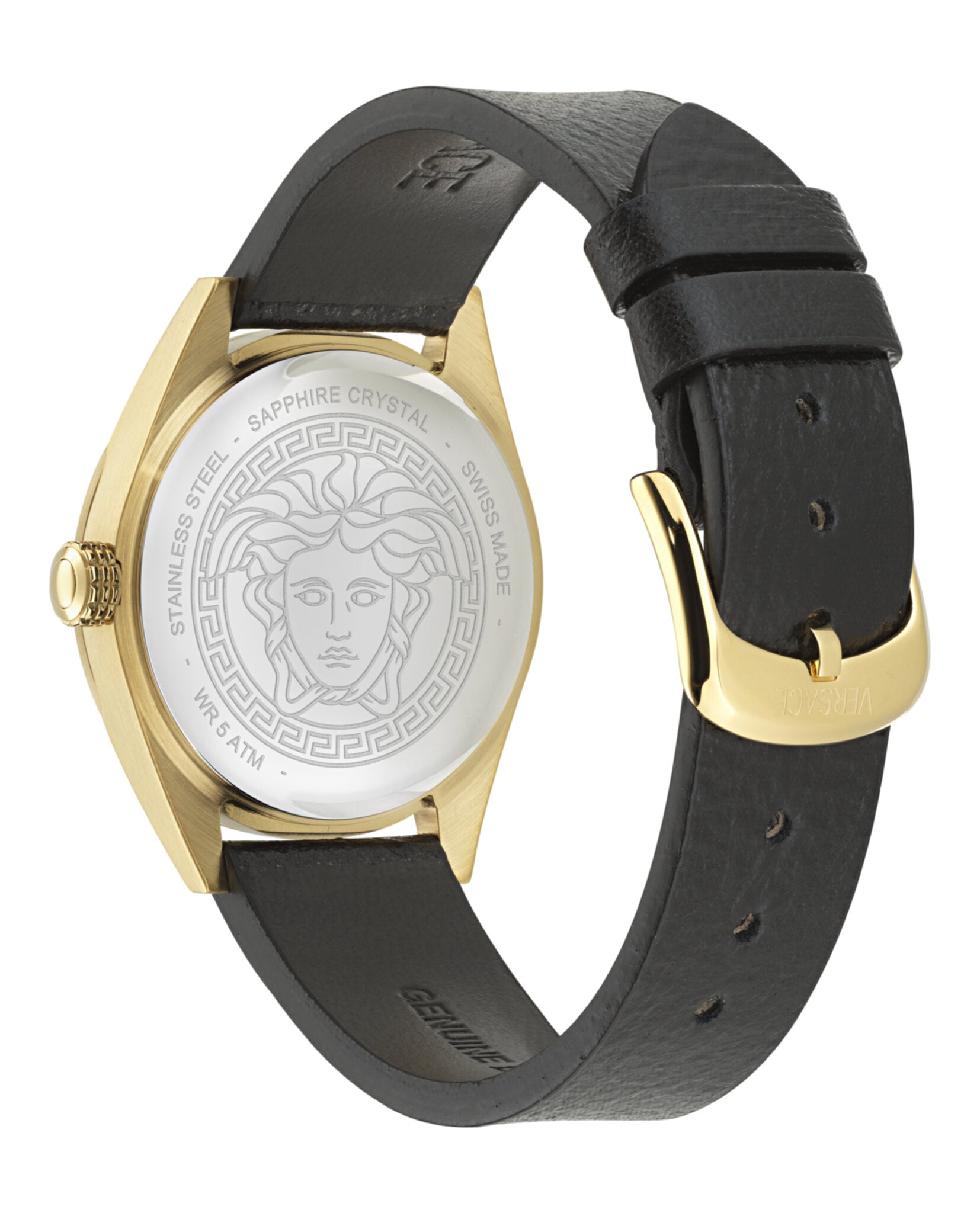 V-Code Leather Watch