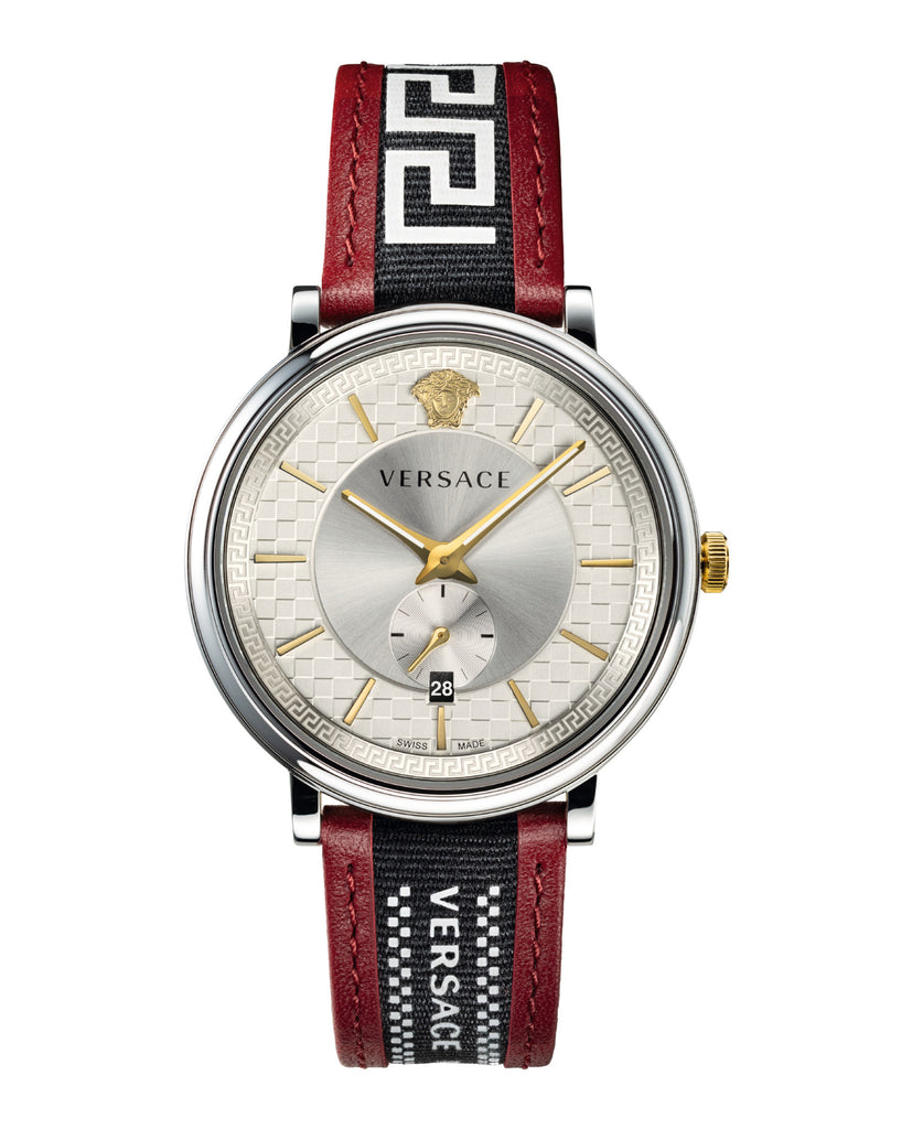 V-Circle Greca Edition Leather Watch
