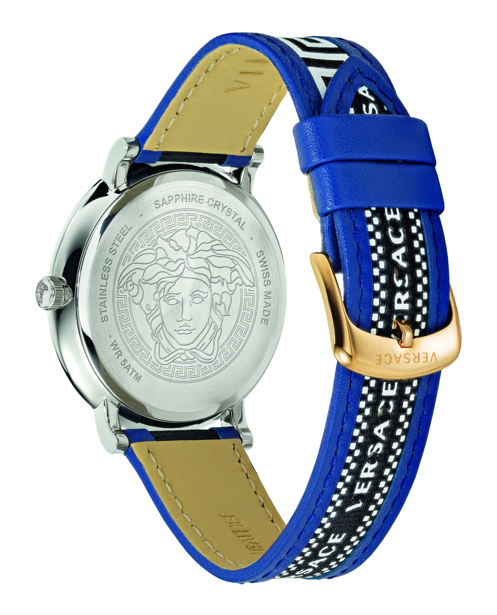 V-Circle Greca Edition Leather Watch