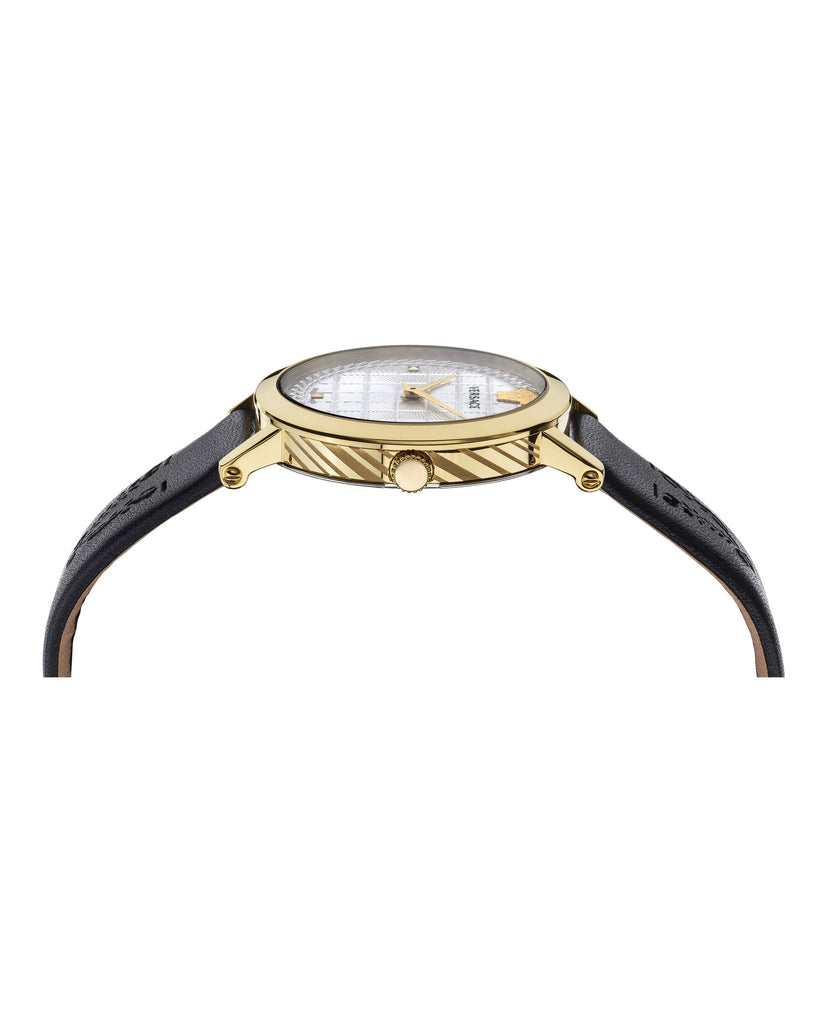 Medusa Chain Leather Watch
