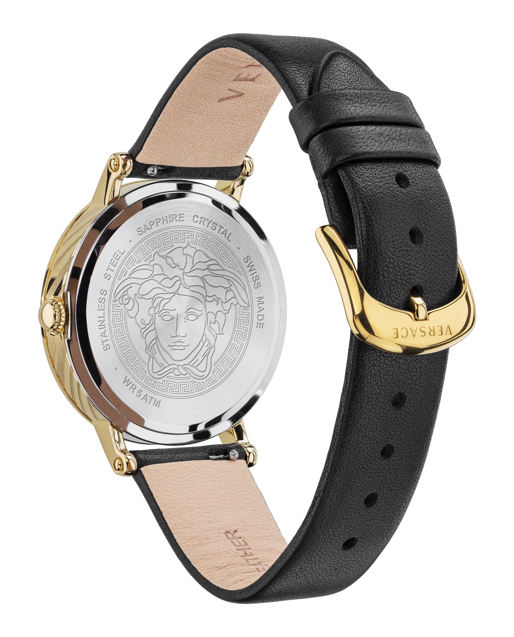 Medusa Chain Leather Watch