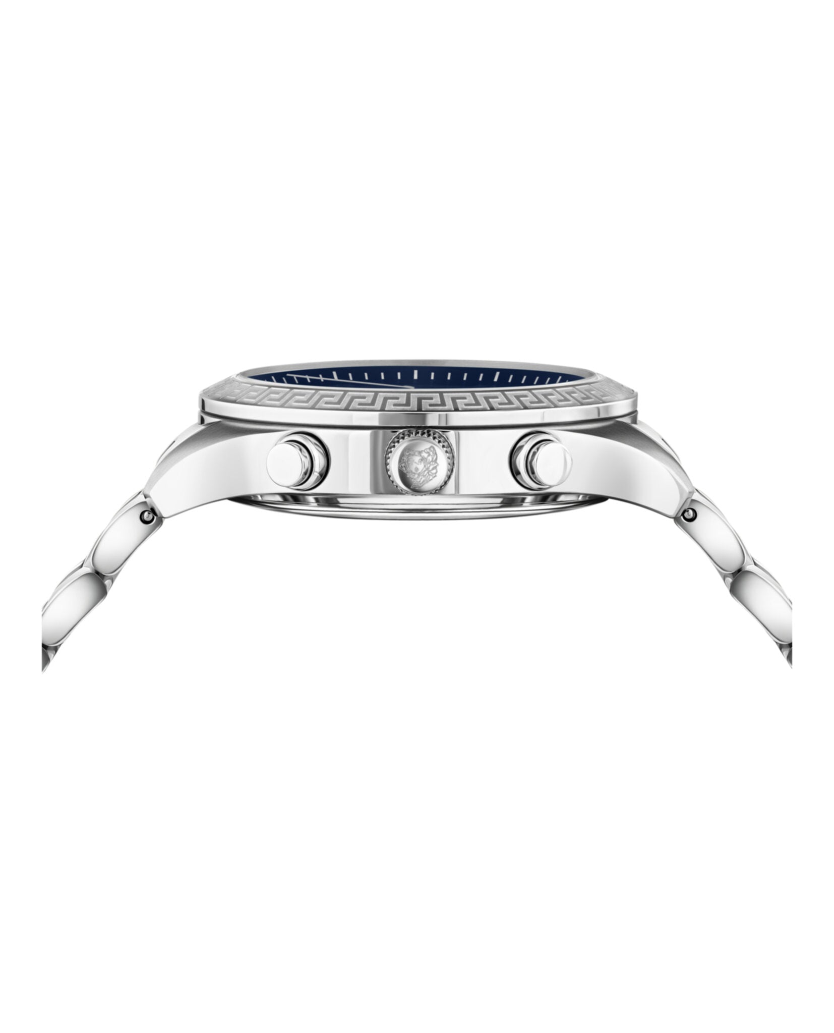 Versace Greca Time Round Dial Men Watch - VE3K00522 Helios Watch Store.