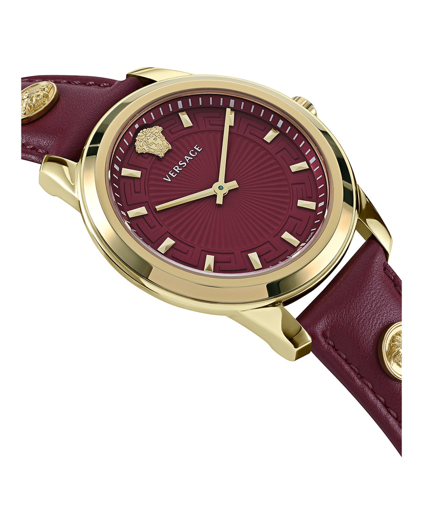Greca Leather Watch