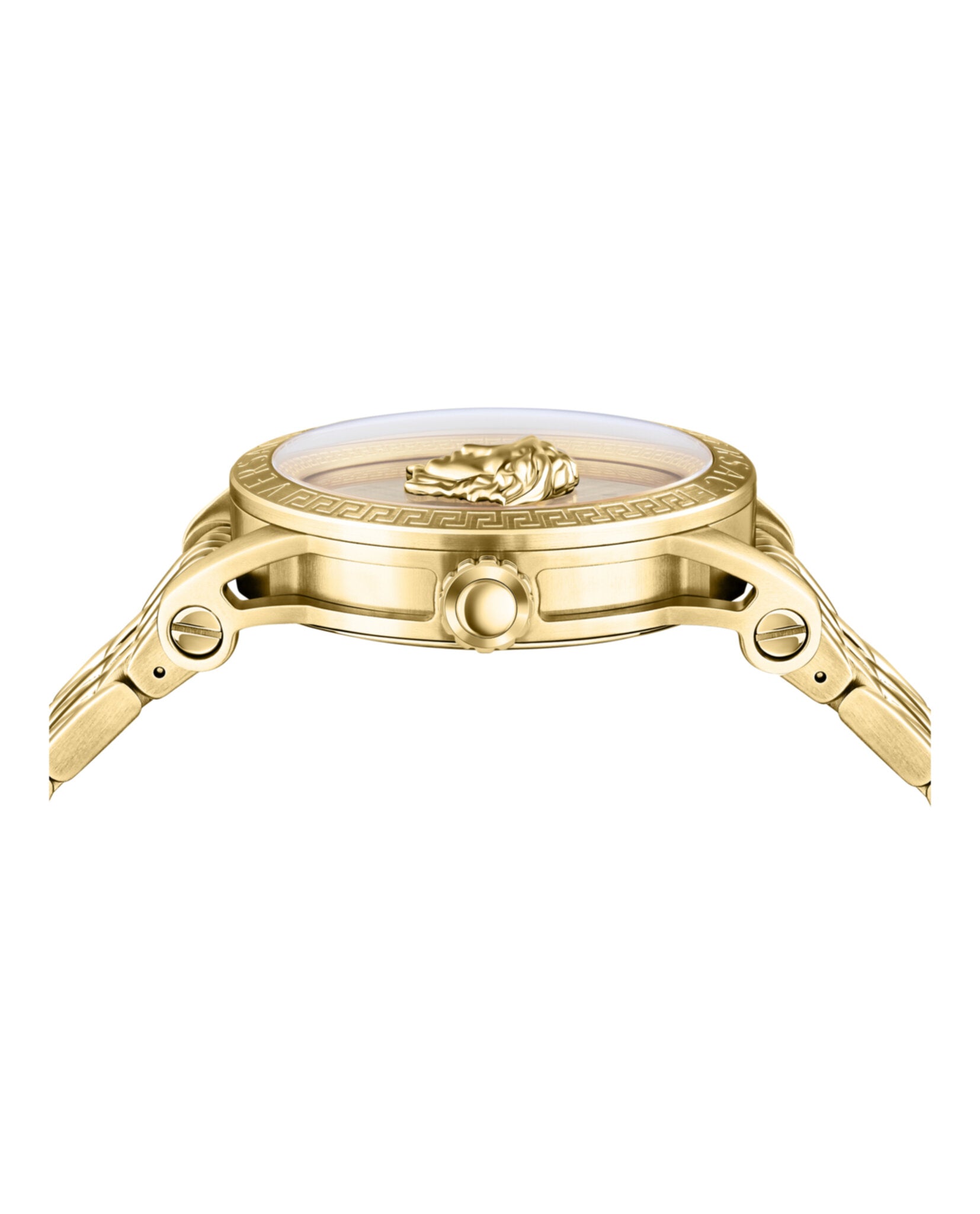 Movado Bold Gold Dial Gold Mesh Bracelet Watch For Men