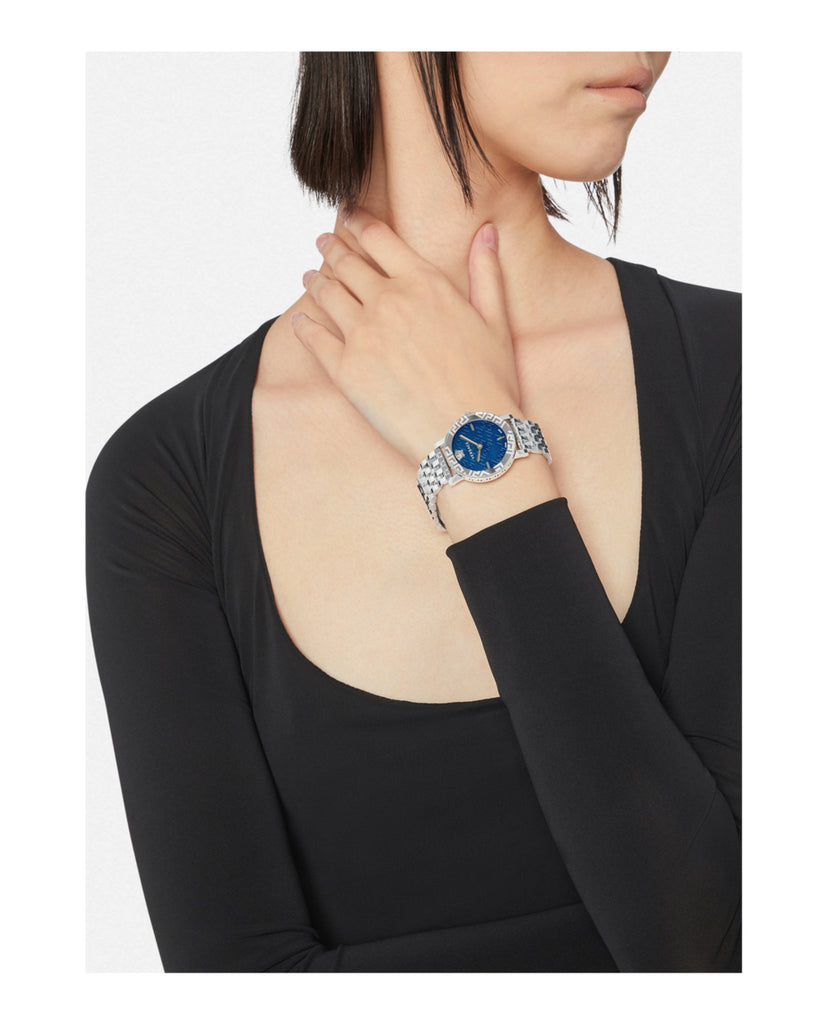 Greca Glass Bracelet Watch