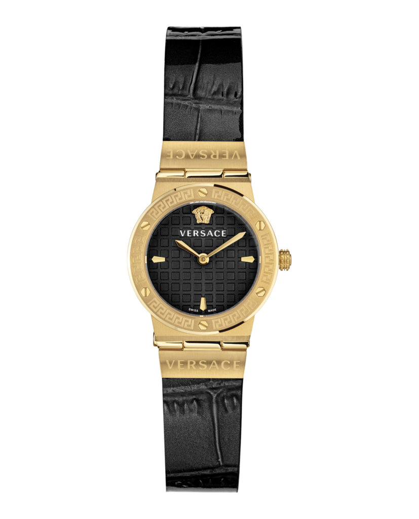 Greca Logo Mini Leather Watch
