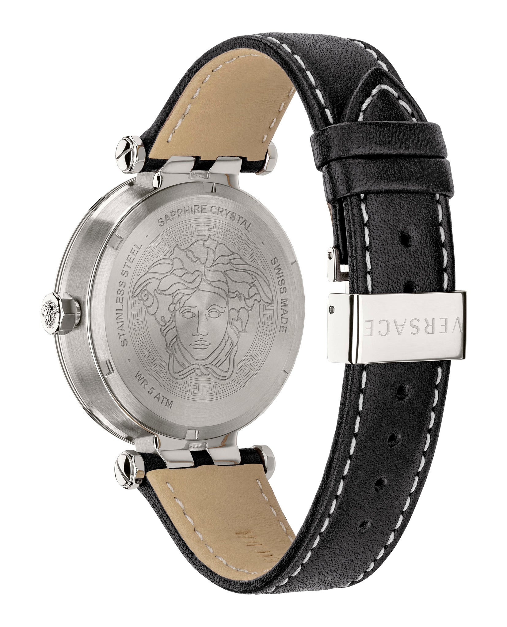 Greca Sport Leather Watch