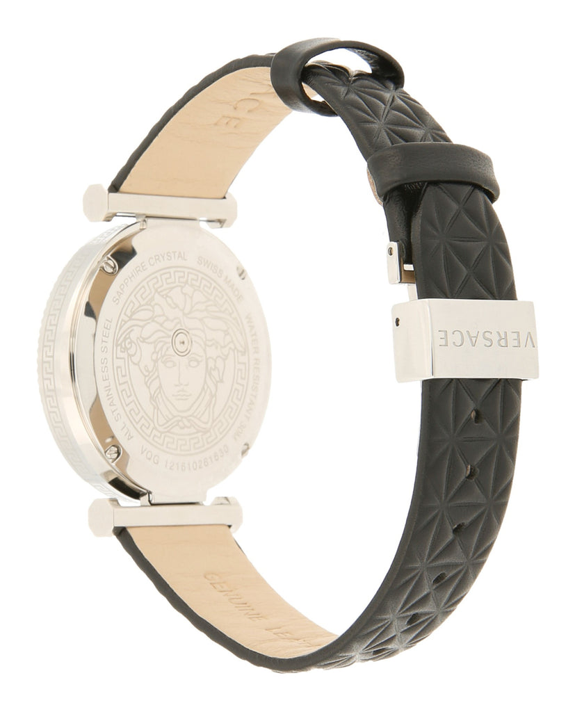 V Helix Leather Watch