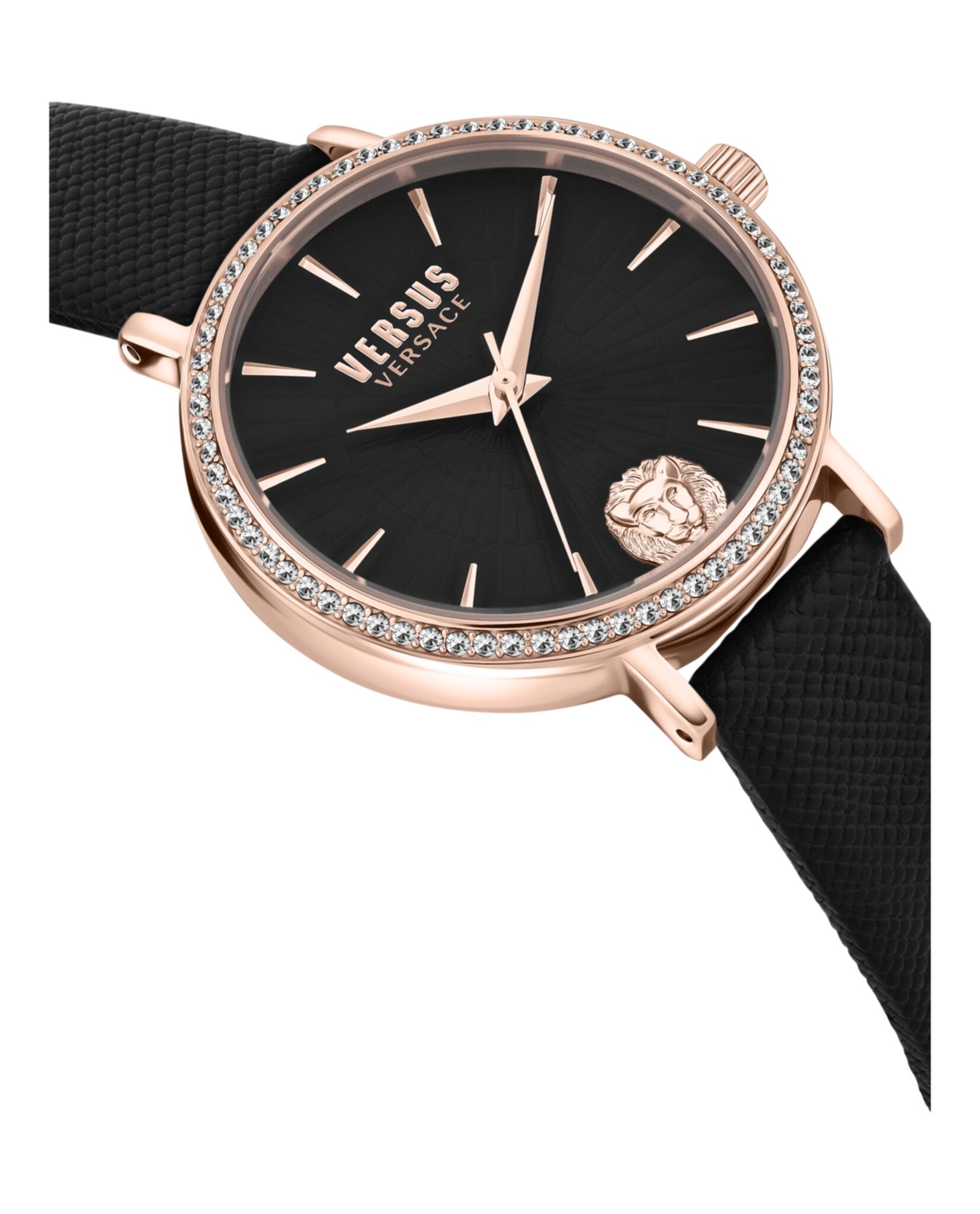 Mar Vista Crystal Leather Watch