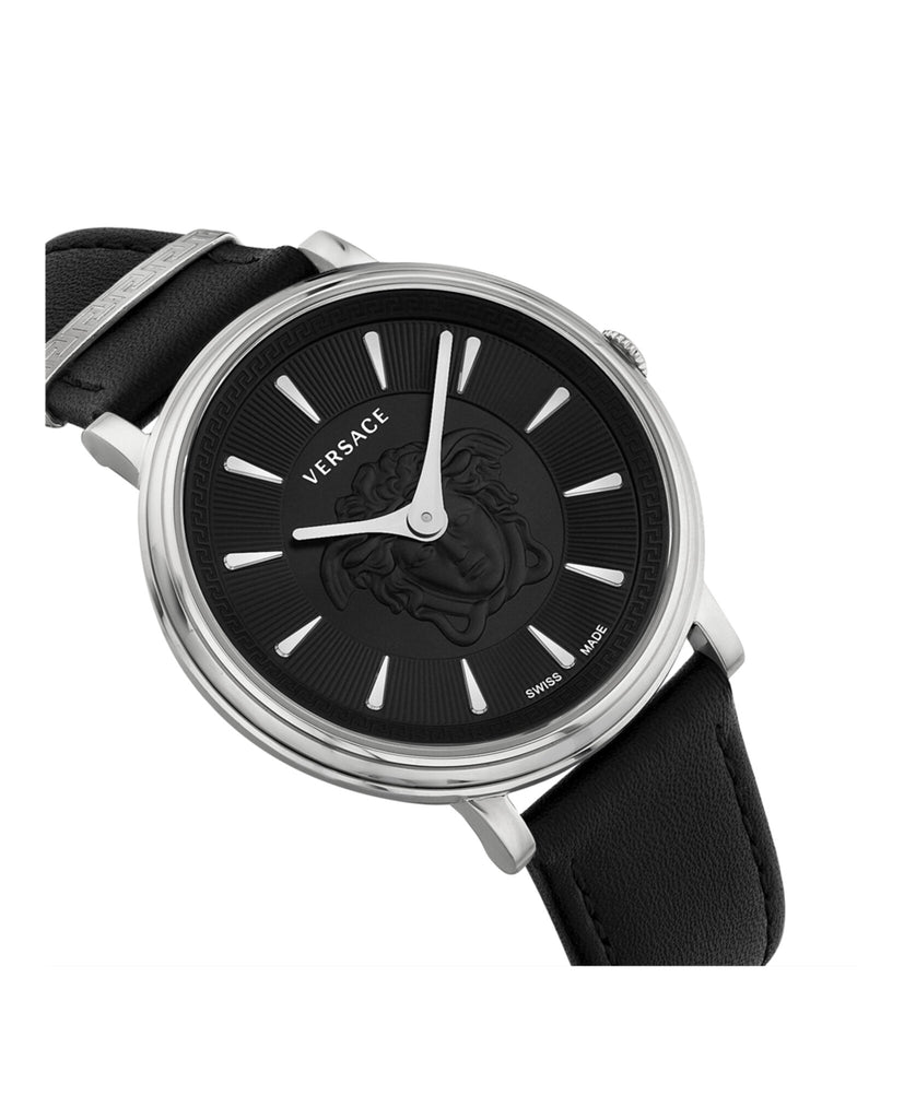 V-Circle Medusa Leather Watch